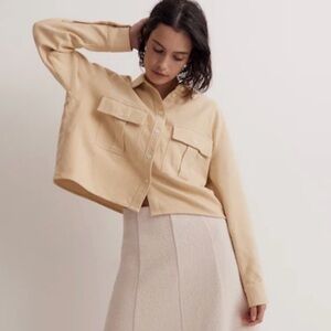 Madewell Flannel Cargo Button-Up Shirt
